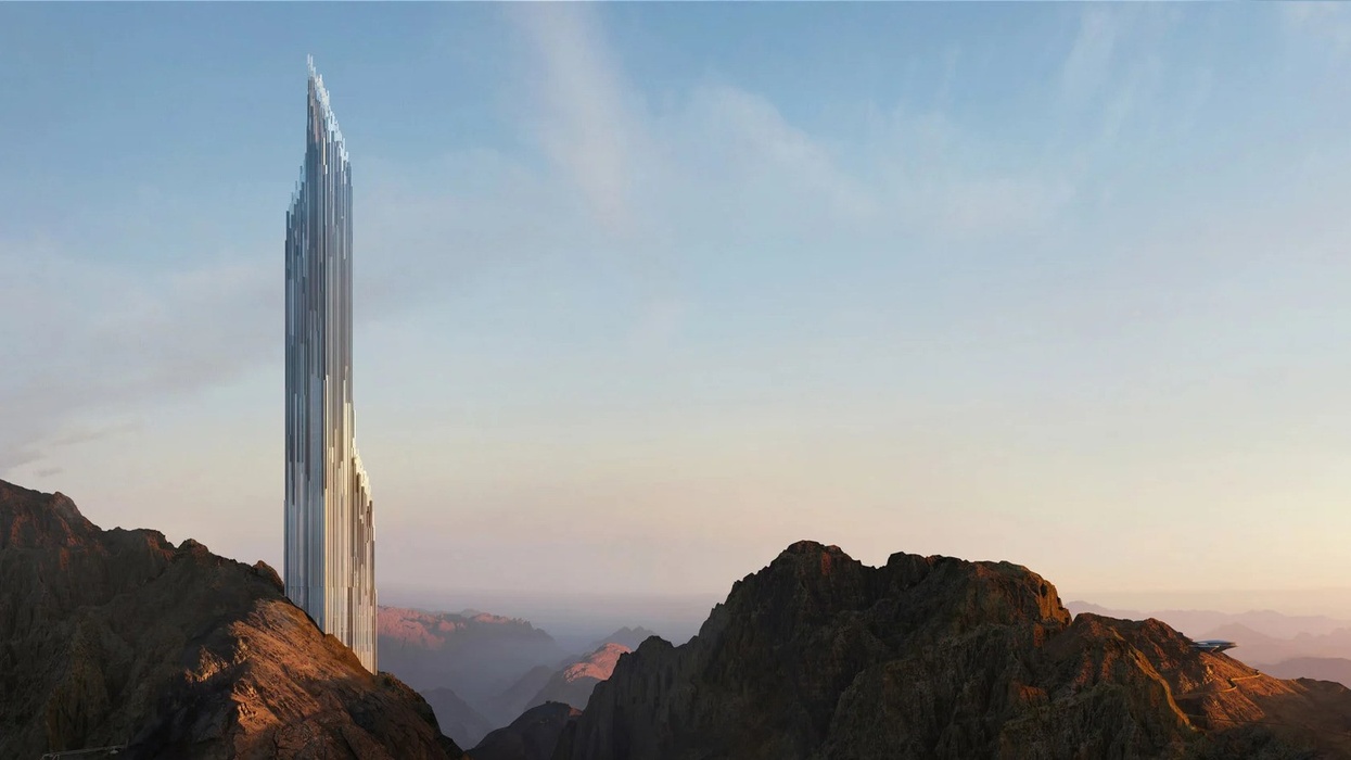zaha hadid skyscraper neom trojena