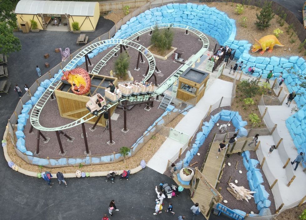 Zamperla Family Coaster 92 at new locations in Europe birds-eye view