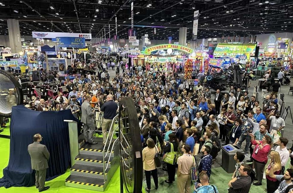 Zamperla Lightning Train announcement IAAPA Expo 2022