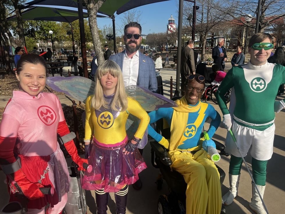 Zamperla Magic Bikes at Morgan's Wonderland season opening