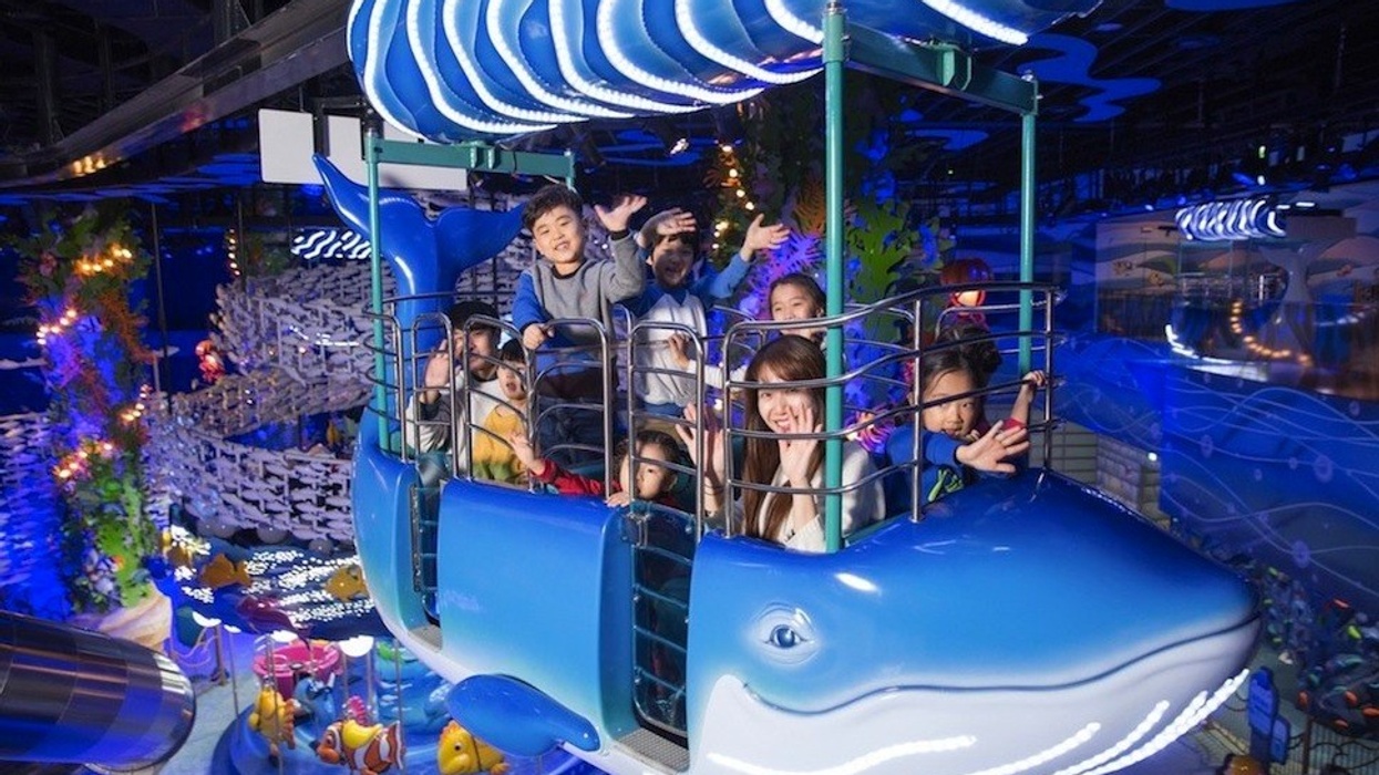 Zamperla Monorial at Lotte World, number 15 on our list of the world's top theme parks of the decade