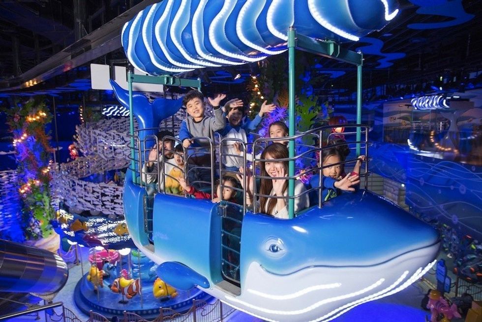 Zamperla Monorial at Lotte World, number 15 on our list of the world's top theme parks of the decade