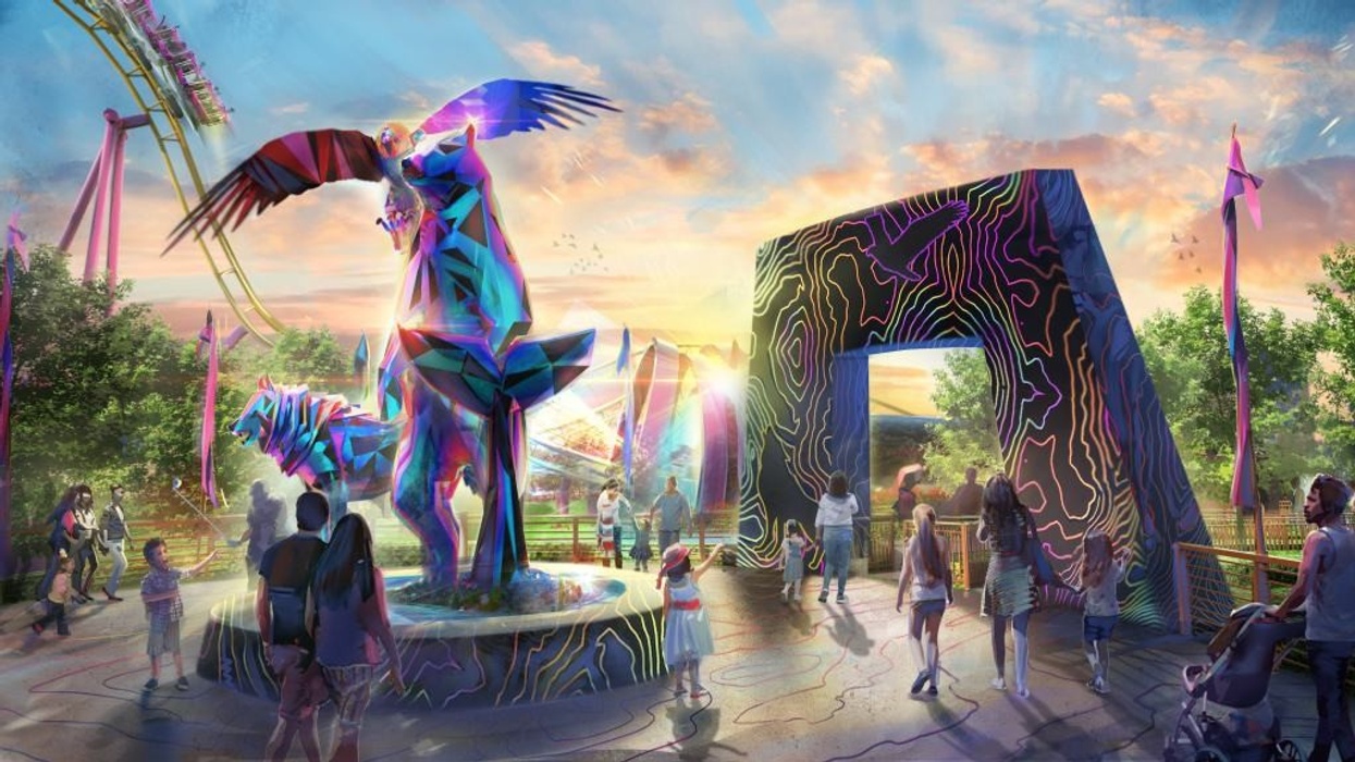 Zamperla Playland Amusement Park launched coaster artwork