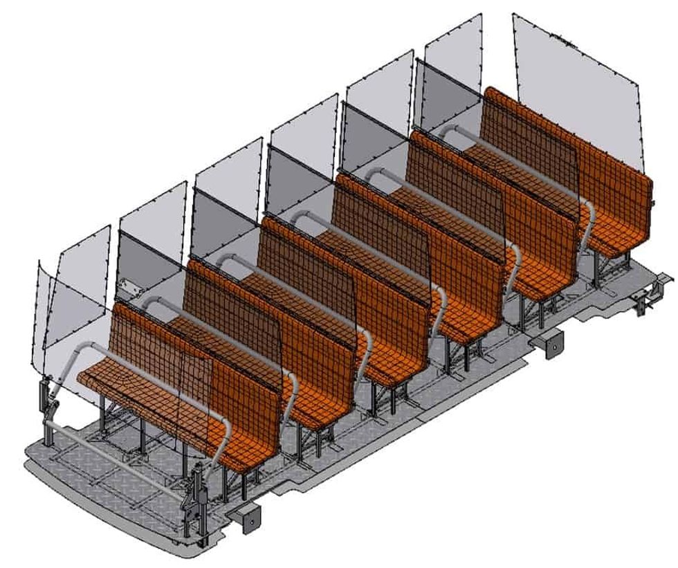 Zamperla plexiglass screens