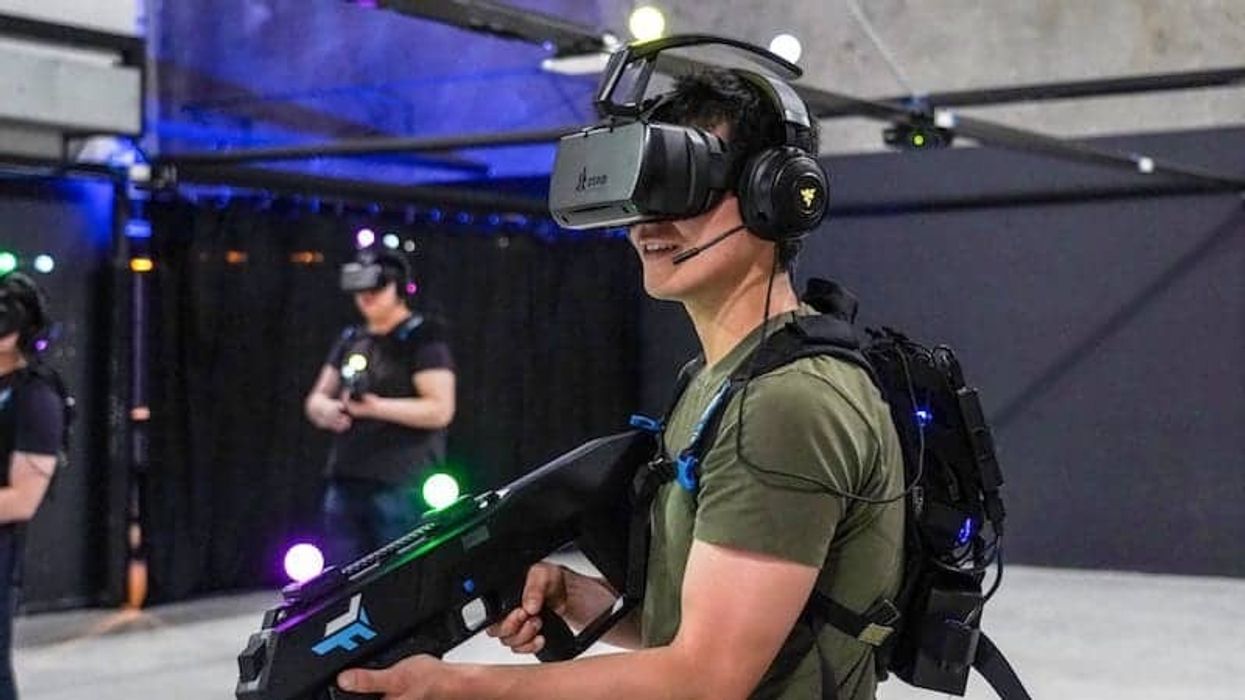Zero Latency Player with headset