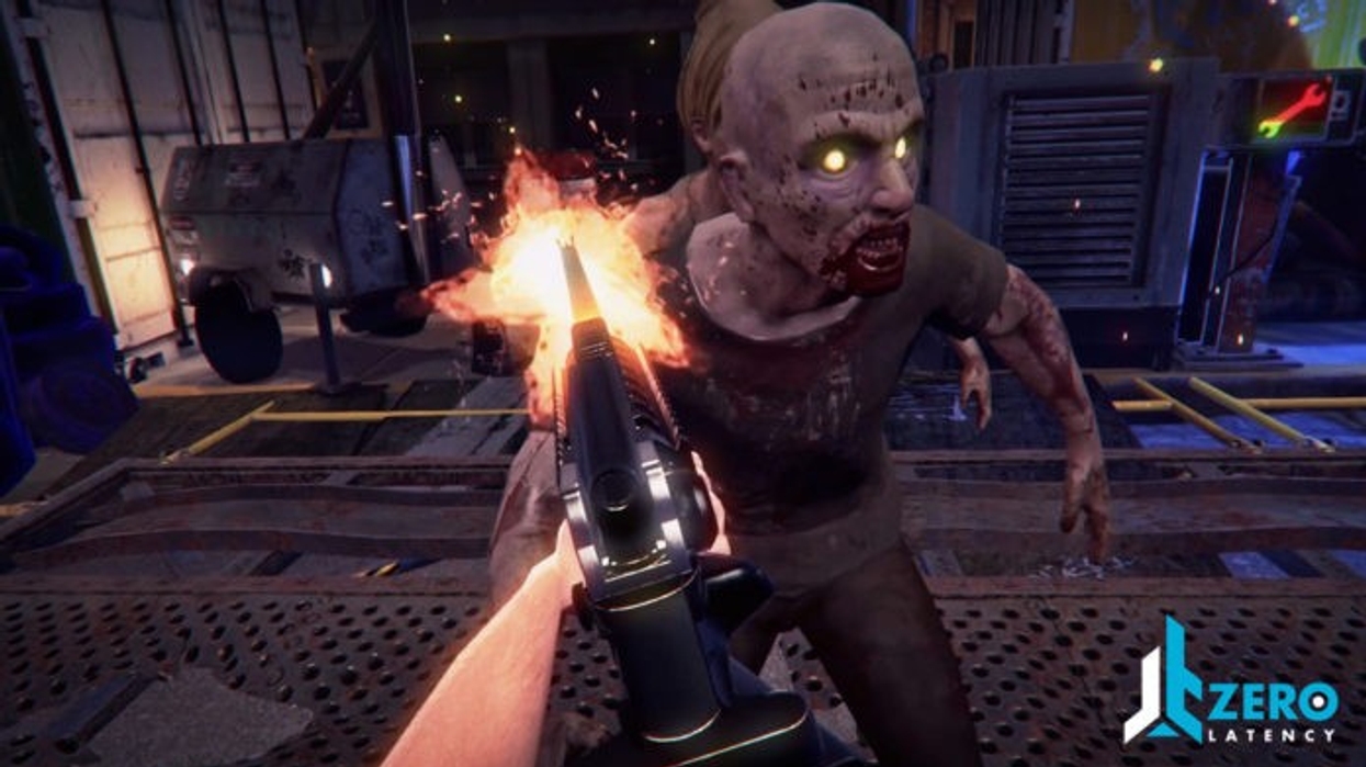 Zero Latency Zombie VR game