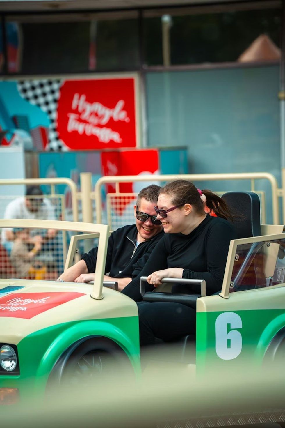 Zierer Drifter ride vehicles at S\u00e4rk\u00e4nniemi in Finland