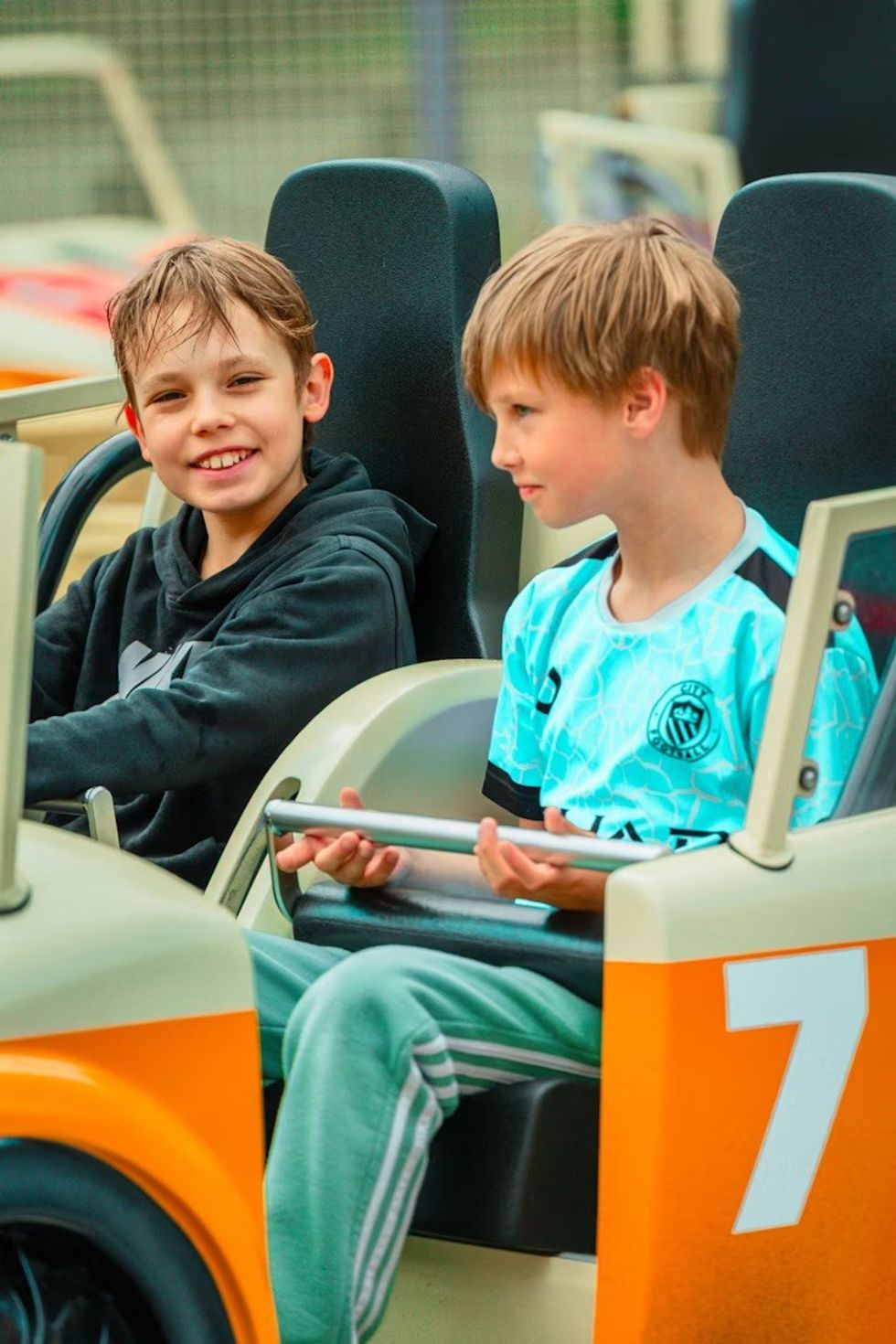 Zierer Drifter ride vehicles at S\u00e4rk\u00e4nniemi in Finland