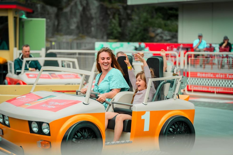 Zierer Drifter ride vehicles at S\u00e4rk\u00e4nniemi in Finland