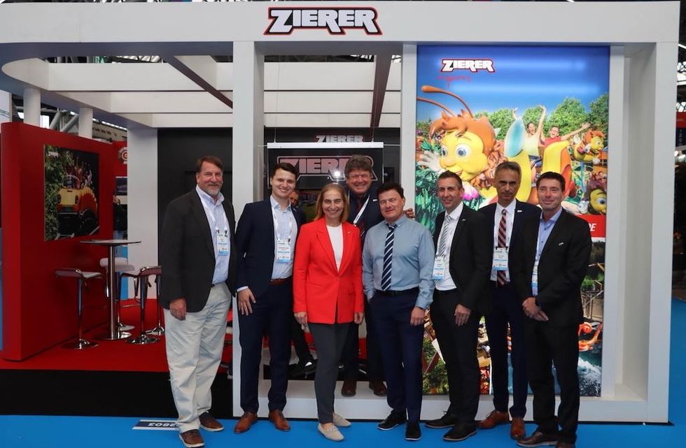 Zierer team at expo booth
