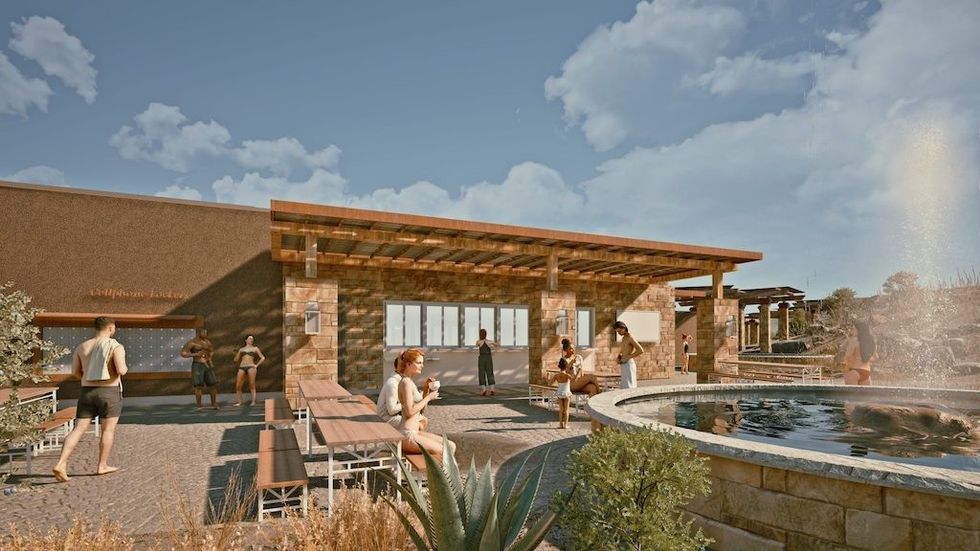 Zion Hot Springs concept art