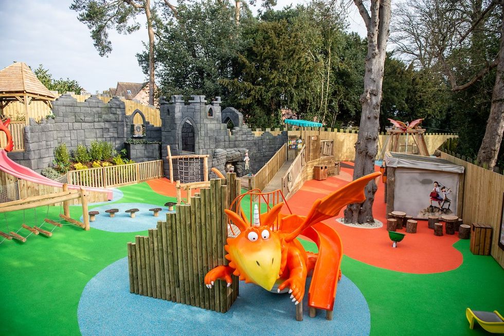 Zog playground at Warwick Castle IP experiences