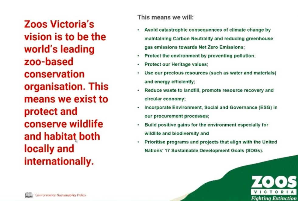 Zoos Victoria mission