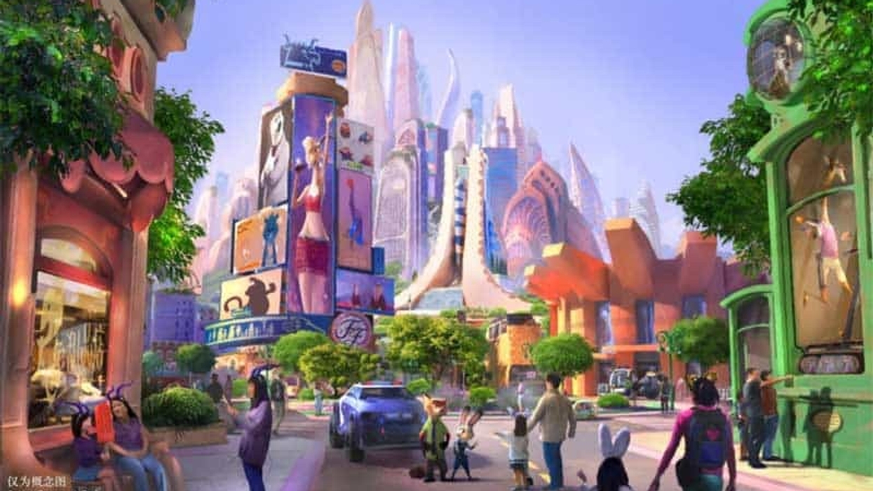 zootopia themed land at shanghai disneyland