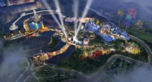 Artists impression of the new theme park in Malaysia