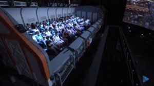 people on a Simtec flying theatre