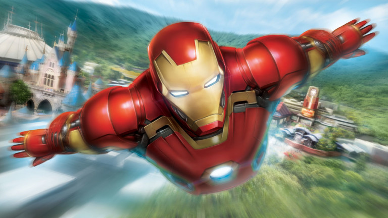 ironman at hong kong disneyland