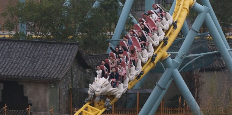 Intamin LSM Launch Coaster at Wanda Hefei