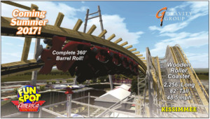 fun spot america wooden coaster
