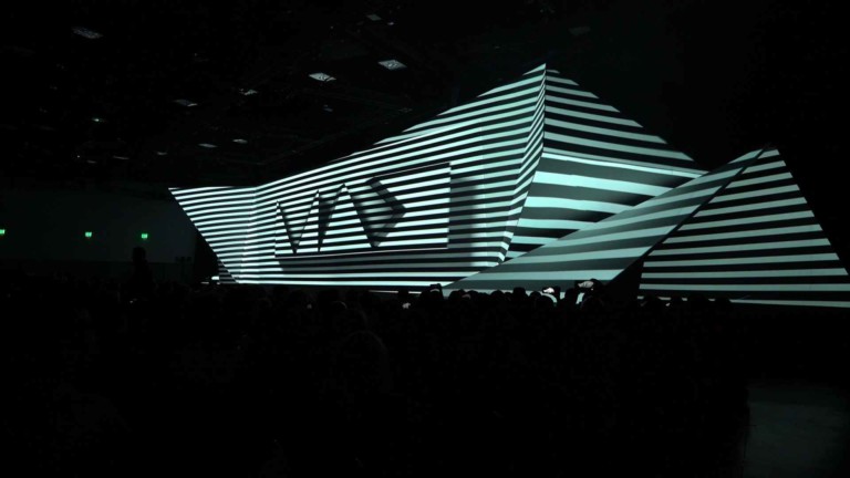 Adobe MAX Christie Boxers Light up 4K video mapping spectacular