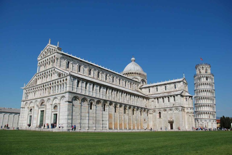 Pisa Leans Towards Ferris Wheel Attraction