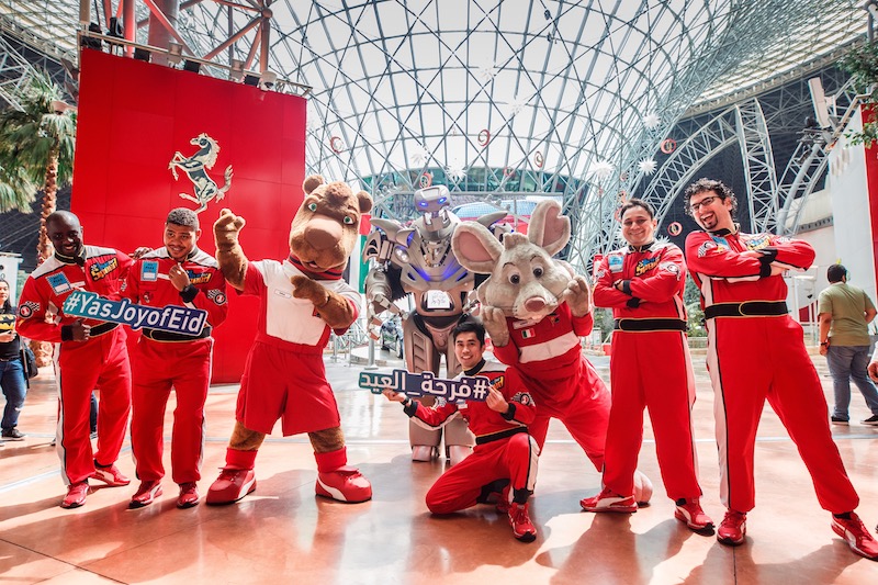 ferrari world abu dhabi with Titan