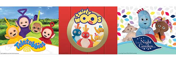 DHX Paragon Teletubbies in the night garden twirlywoos indoor attractions