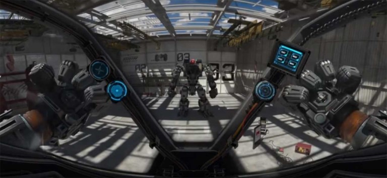 everladn robot VR virtual reality ride