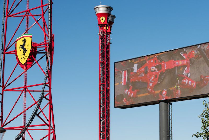 Ferrari Land, Barcelona's Red Force rollercoaster sees bird hit man Ferrari Land, Barcelona's Red Force rollercoaster sees bird hit man