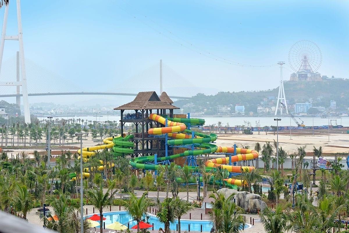 Typhoon Water Park Vietnam Arihant supplies 12 custom water slides blooloop