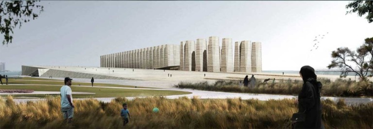 Qatar Art Mill concept design copyright of elemental and malcolm reading consultants