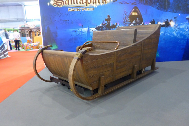 The QuadTrack dark Ride for Santa park at EAS Barcelona