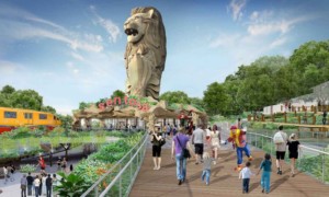 Sentosa upgrade continues: Merlion Gateway revamp, new adventure attraction on Imbiah Hill