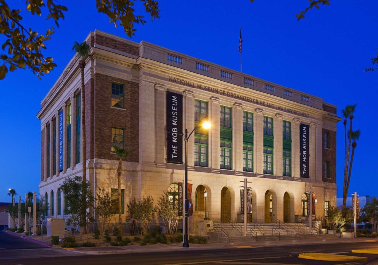 mob museum exterior lasvegas
