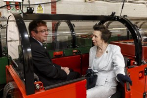 Princess Anne Severn Lamb postal museum train