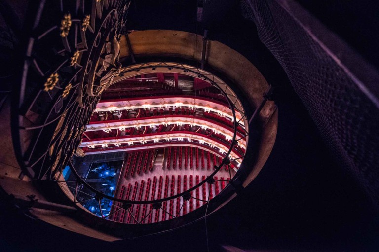 Royal Opera House technical auditorium orchestra pit