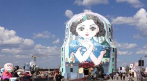 The Russian Dolls Playground theme park, set in Manzhouli, North China's Inner Mongolia