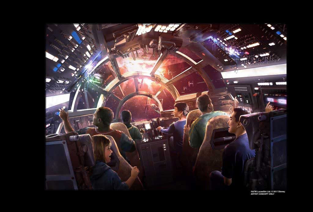Walt Disney World Star Wars Millenium Falcon vaporware