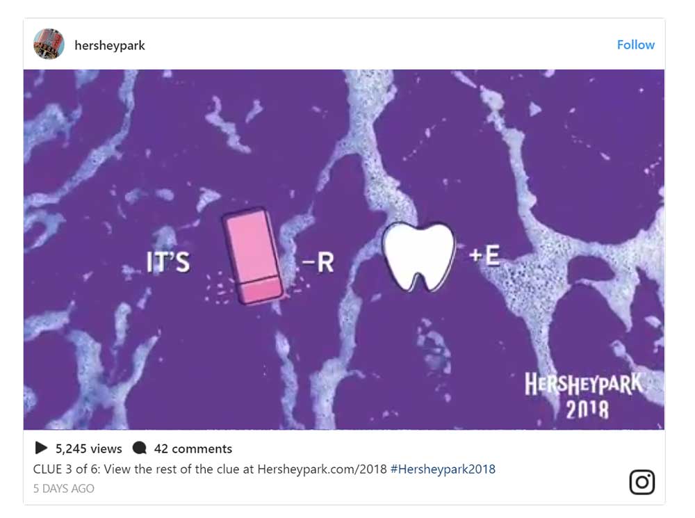 hersheypark teases 2018 attractions social media