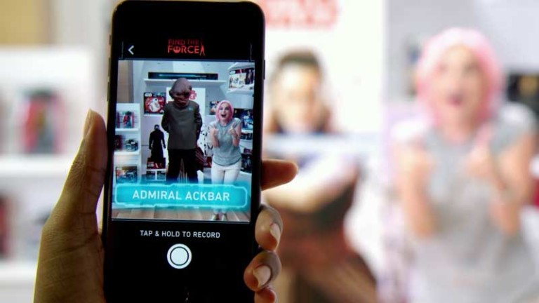 Star Wars Find the Force AR experience