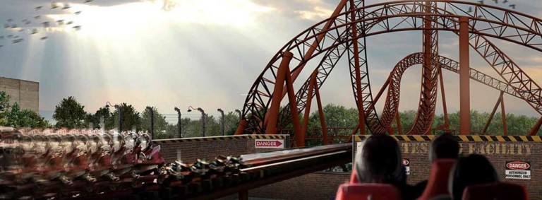 Capitol Bullet Train Coaster Motiongate Dubai Lionsgate Zone