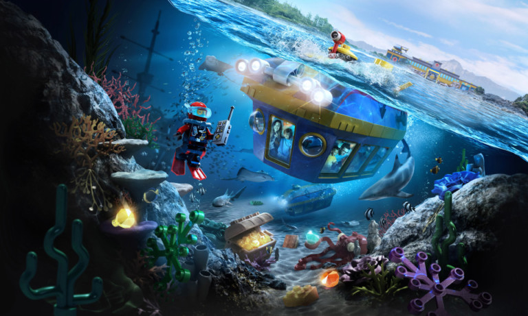 Legoland California new undersea attraction concept art