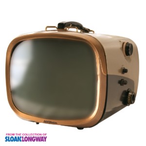An old television from the collection of the Sloan Museum