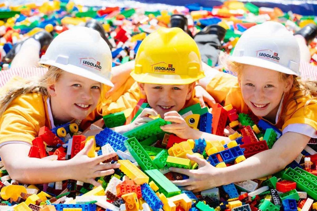 the haguechildren at legoland discovery centre