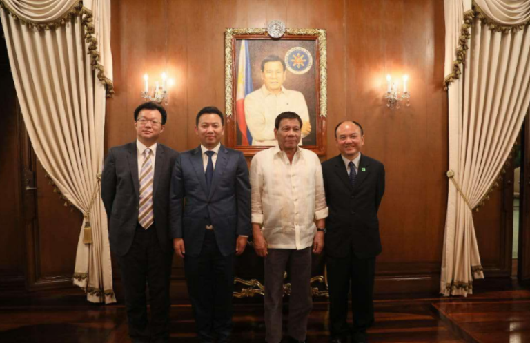 landing international meets president of the philippines