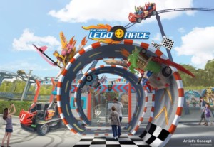 concept art for great lego race at legoland