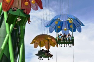 zhuhai Intamin's Rainforest Drop Towers open at Zhuhai Chimelong Ocean Kingdom, China