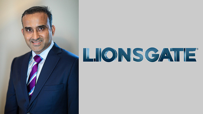 Lionsgate appoint Rohit Jain