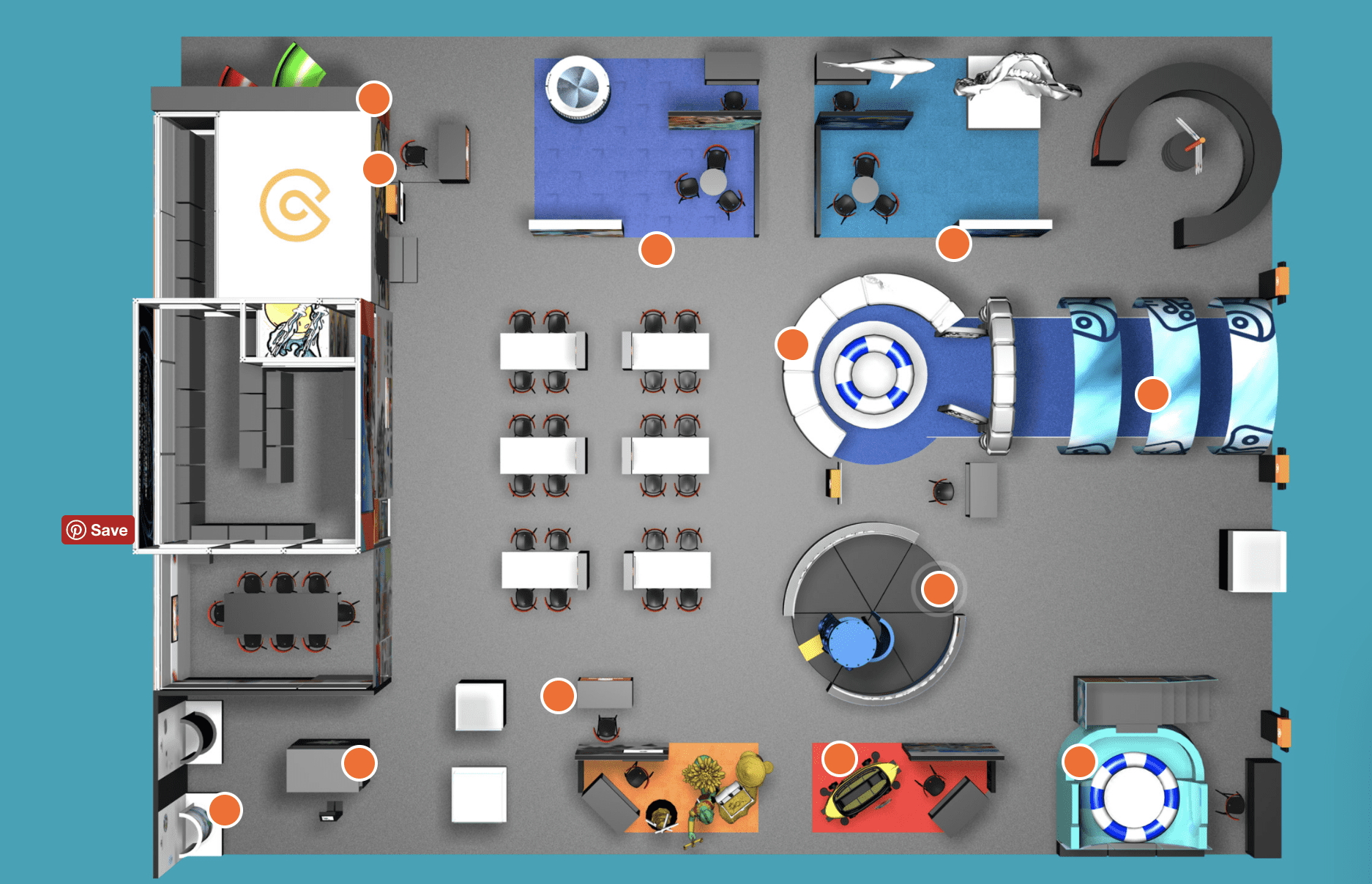 Booth Plan IAE 2017 Polin Waterparks 