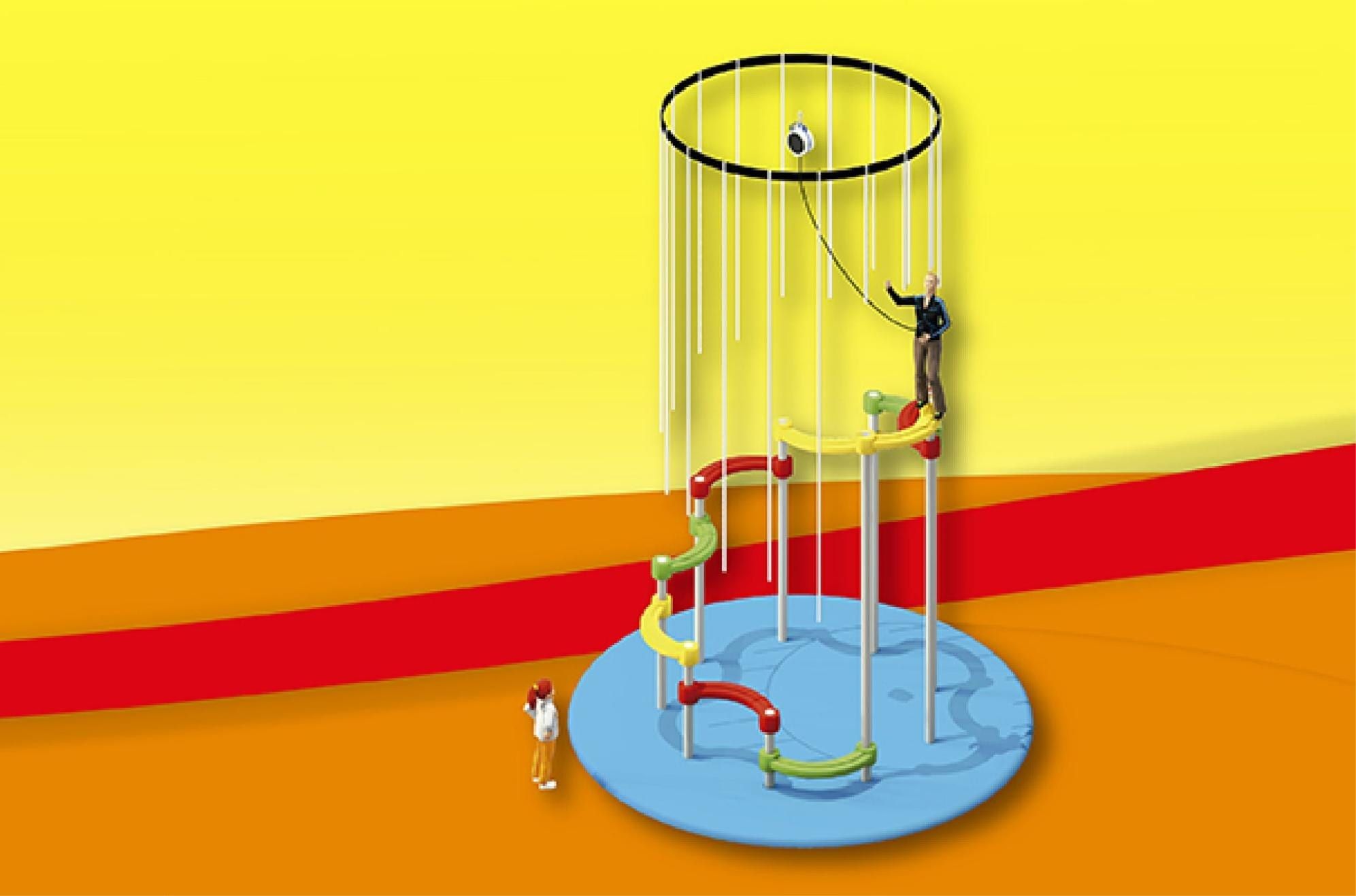 Cool Bananas Clip 'n Climb launch Tarzanlike ropes adventure blooloop